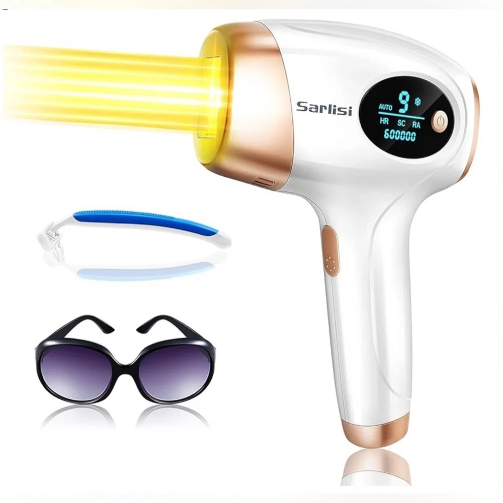 3-in-1 Laser Hair Removal Device with 9 Levels NWT